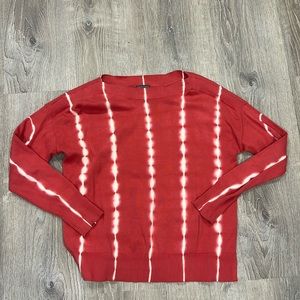 Vince Camuto tie dye rust color  spring sweater